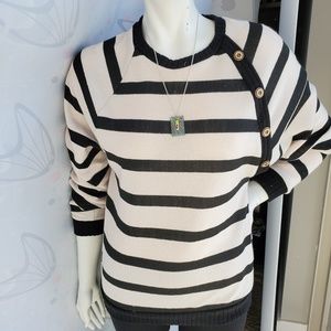 Raglan Boutique Striped Sweater sz. Small